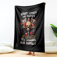cross-skull-blanket-honesty-loyalty-and-respect-worth-more-than-gold-diamond