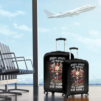 Cross Skull Luggage Cover Honesty Loyalty And Respect Worth More Than Gold, Diamond - Wonder Print Shop