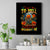 Pumpkin Skull Canvas Wall Art I Wan't Go To Hell The Devil Still Restraining Against Me - Wonder Print Shop