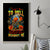 Pumpkin Skull Canvas Wall Art I Wan't Go To Hell The Devil Still Restraining Against Me - Wonder Print Shop