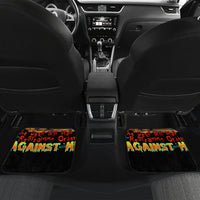 Pumpkin Skull Car Mats I Wan't Go To Hell The Devil Still Restraining Against Me - Wonder Print Shop
