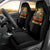 Pumpkin Skull Car Seat Cover I Wan't Go To Hell The Devil Still Restraining Against Me - Wonder Print Shop