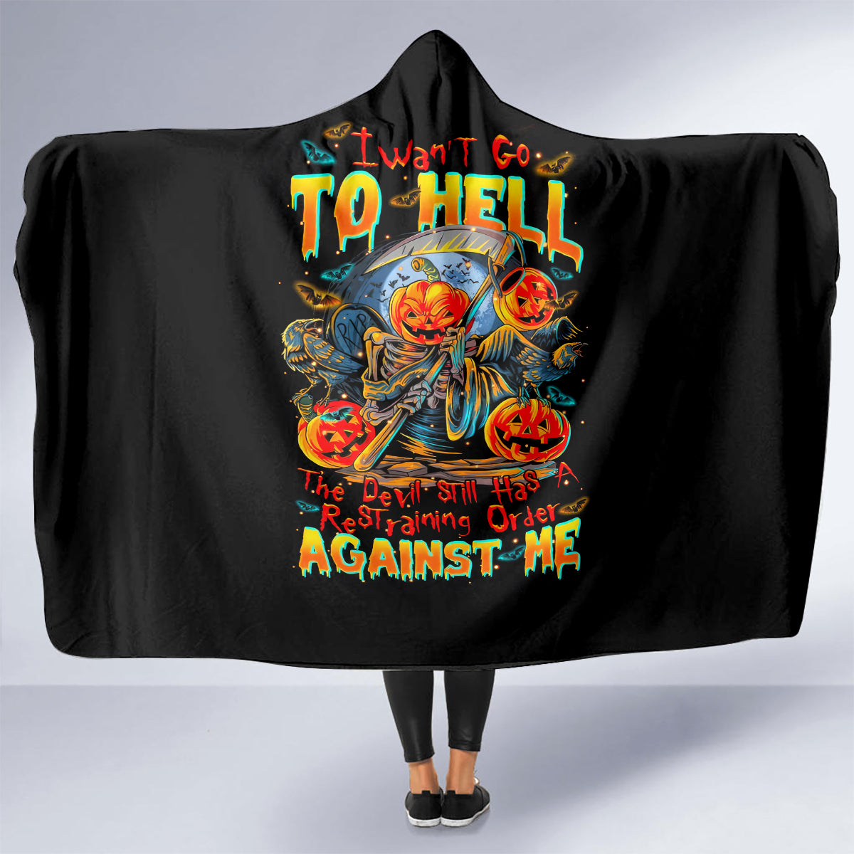 pumpkin-skull-hooded-blanket-i-want-go-to-hell-the-devil-still-restraining-against-me