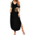 Pumpkin Skull Summer Maxi Dress I Wan't Go To Hell The Devil Still Restraining Against Me - Wonder Print Shop