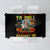 Pumpkin Skull Tablecloth I Wan't Go To Hell The Devil Still Restraining Against Me - Wonder Print Shop