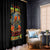 Pumpkin Skull Window Curtain I Wan't Go To Hell The Devil Still Restraining Against Me - Wonder Print Shop