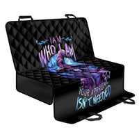 Witch Skull Back Car Seat Cover Iam Who Iam Your Approval Isn't Need - Wonder Print Shop
