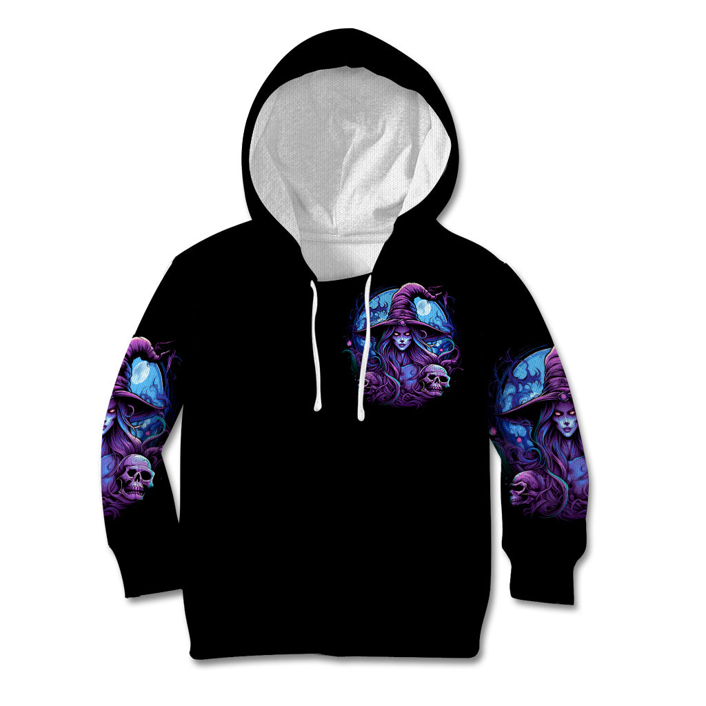 Witch Skull Kid Hoodie Iam Who Iam Your Approval Isn't Need - Wonder Print Shop