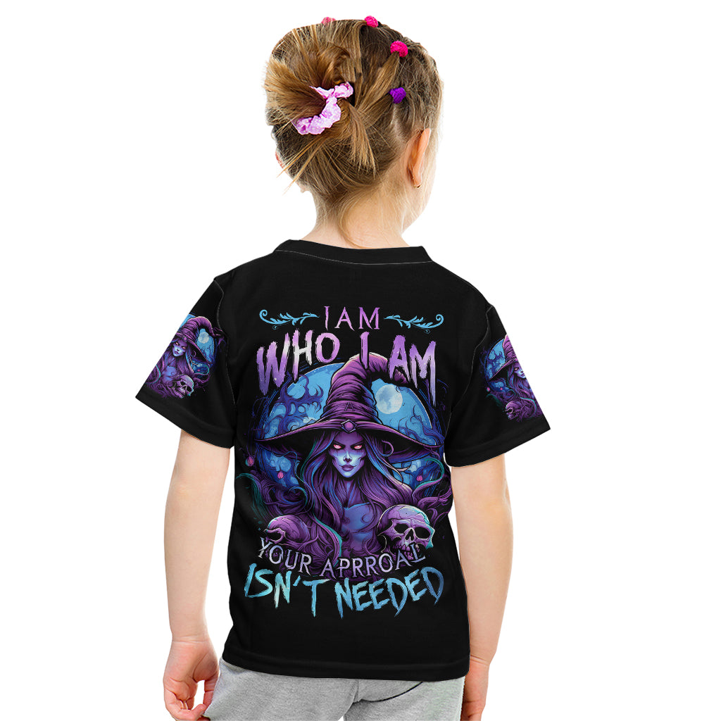 Witch Skull Kid T Shirt Iam Who Iam Your Approval Isn't Need - Wonder Print Shop