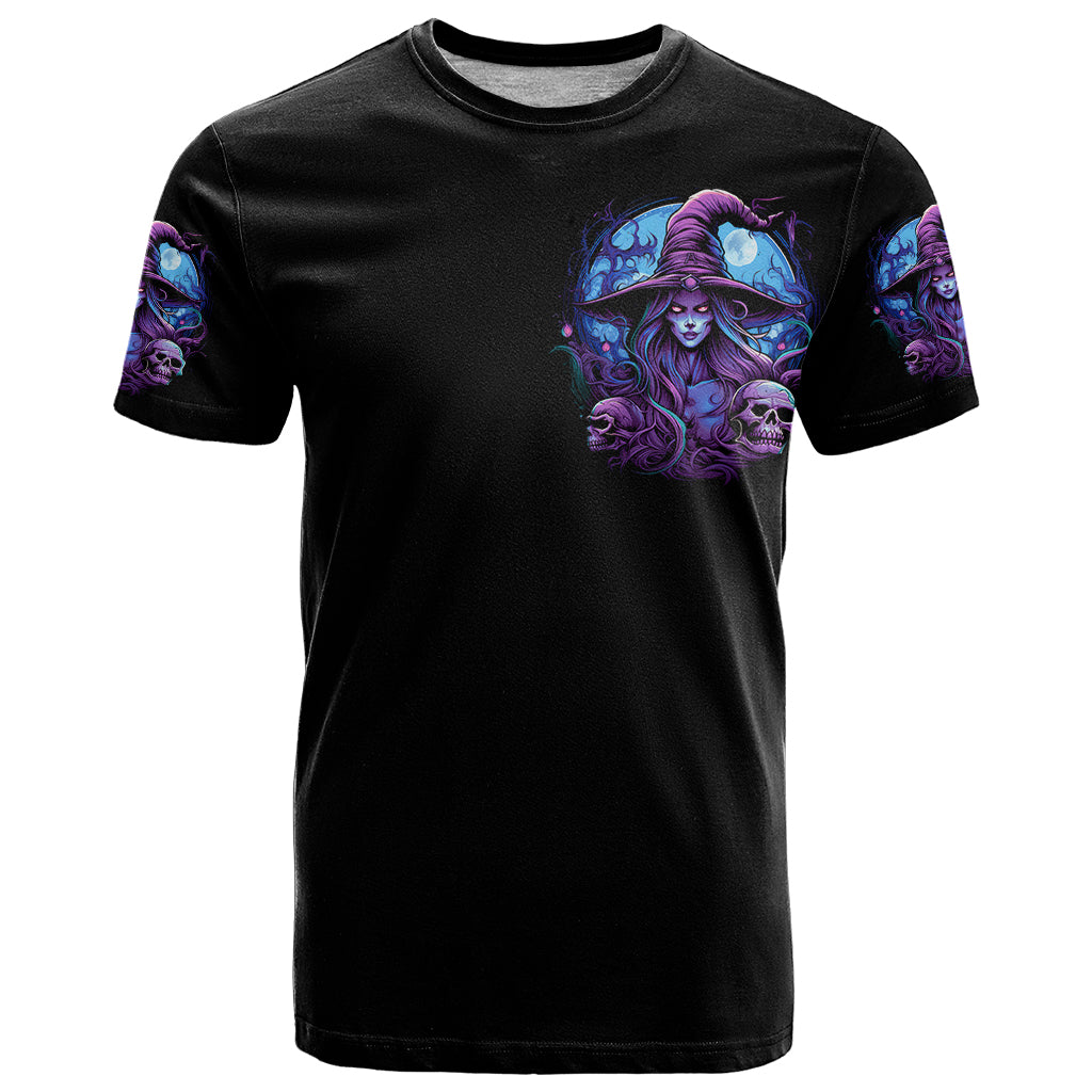 Witch Skull T Shirt Iam Who Iam Your Approval Isn't Need - Wonder Print Shop