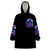 Witch Skull Wearable Blanket Hoodie Iam Who Iam Your Approval Isn't Need - Wonder Print Shop