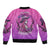 Witch Skull Bomber Jacket i'm A Grumpy Old Lady Sarcasm Depends On Your Stupidity - Wonder Print Shop