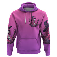 Witch Skull Hoodie I'm A Grumpy Old Lady Sarcasm Depends On Your Stupidity - Wonder Print Shop