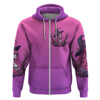 Witch Skull Hoodie I'm A Grumpy Old Lady Sarcasm Depends On Your Stupidity - Wonder Print Shop