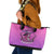 Witch Skull Leather Tote Bag I'm A Grumpy Old Lady Sarcasm Depends On Your Stupidity - Wonder Print Shop