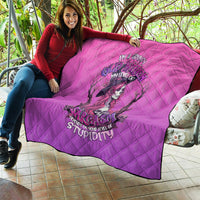 Witch Skull Quilt I'm A Grumpy Old Lady Sarcasm Depends On Your Stupidity - Wonder Print Shop