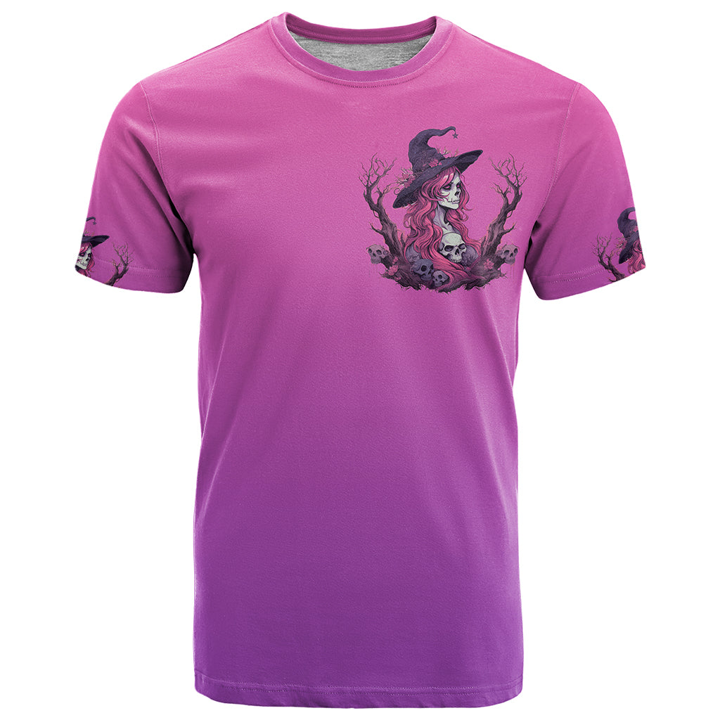 Witch Skull T Shirt i'm A Grumpy Old Lady Sarcasm Depends On Your Stupidity - Wonder Print Shop