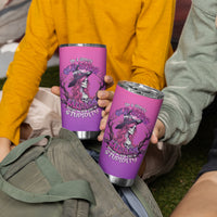 Witch Skull Tumbler Cup I'm A Grumpy Old Lady Sarcasm Depends On Your Stupidity - Wonder Print Shop