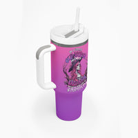 Witch Skull Tumbler With Handle I'm A Grumpy Old Lady Sarcasm Depends On Your Stupidity - Wonder Print Shop