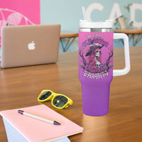 Witch Skull Tumbler With Handle I'm A Grumpy Old Lady Sarcasm Depends On Your Stupidity - Wonder Print Shop