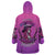 Witch Skull Wearable Blanket Hoodie i'm A Grumpy Old Lady Sarcasm Depends On Your Stupidity - Wonder Print Shop