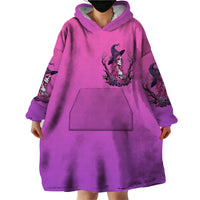 Witch Skull Wearable Blanket Hoodie I'm A Grumpy Old Lady Sarcasm Depends On Your Stupidity - Wonder Print Shop