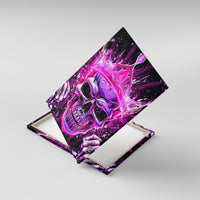 Queen Skull Canvas Wall Art Bitch I'm Not A Princess I'm The Fucking Queen - Wonder Print Shop
