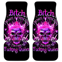 Queen Skull Car Mats Bitch I'm Not A Princess I'm The Fucking Queen - Wonder Print Shop