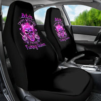 Queen Skull Car Seat Cover Bitch I'm Not A Princess I'm The Fucking Queen - Wonder Print Shop