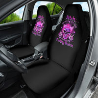 Queen Skull Car Seat Cover Bitch I'm Not A Princess I'm The Fucking Queen - Wonder Print Shop