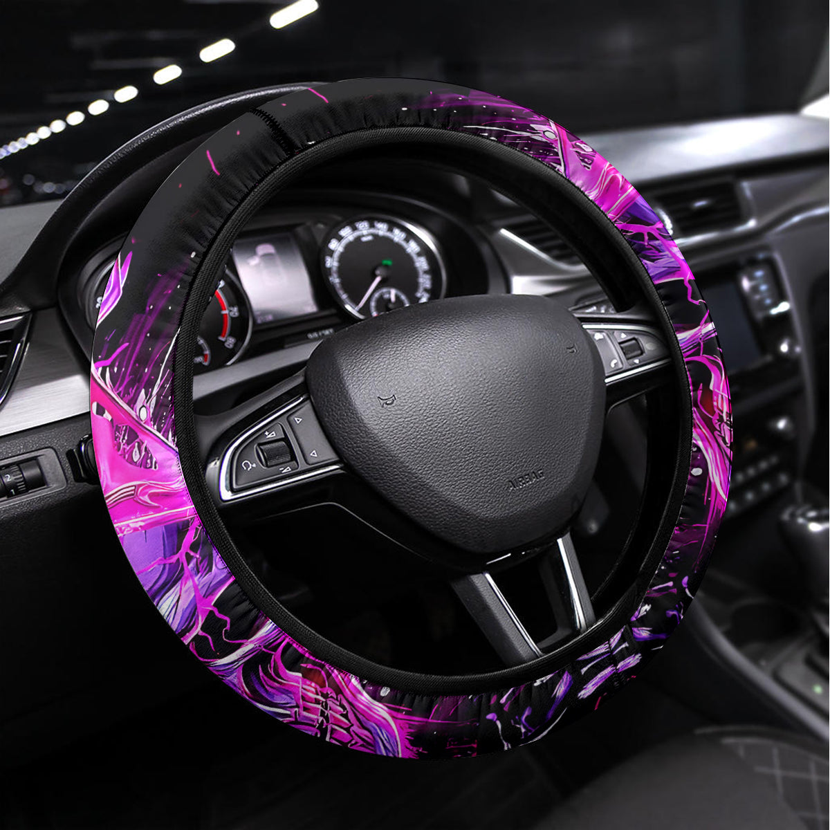 Queen Skull Steering Wheel Cover Bitch I'm Not A Princess I'm The Fucking Queen - Wonder Print Shop