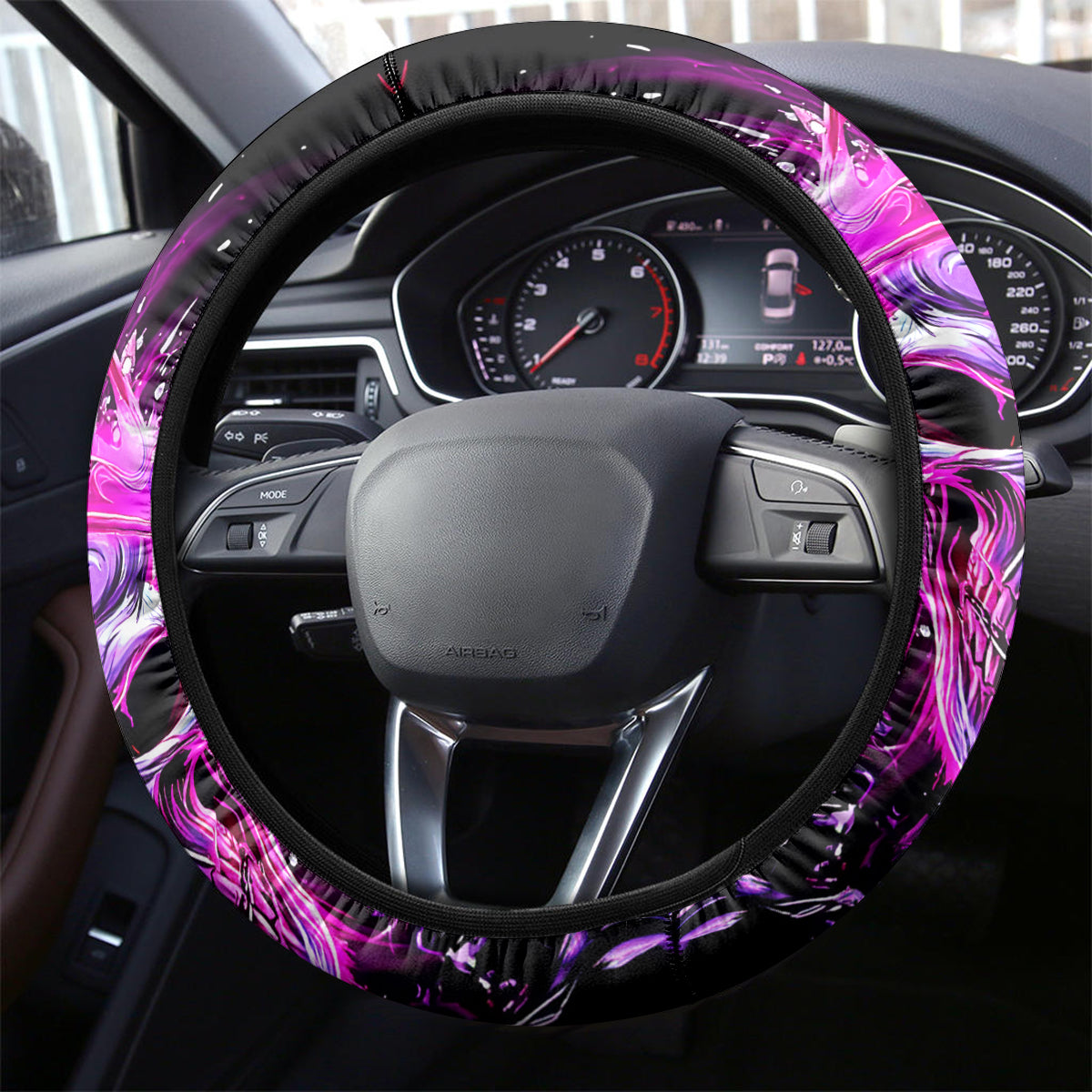 Queen Skull Steering Wheel Cover Bitch I'm Not A Princess I'm The Fucking Queen - Wonder Print Shop