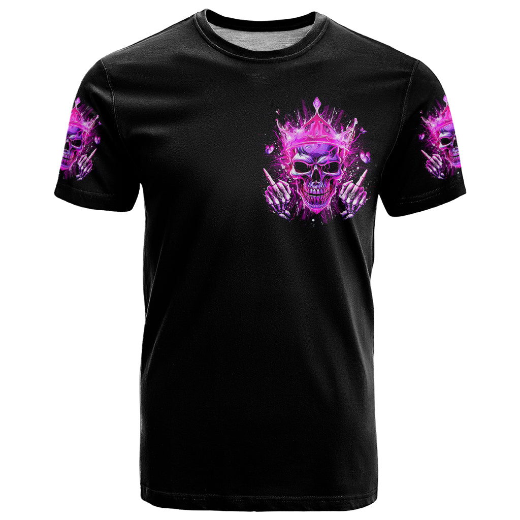 Queen Skull T Shirt Bitch I'm Not A Princess I'm The Fucking Queen - Wonder Print Shop