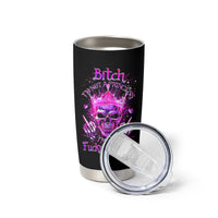 Queen Skull Tumbler Cup Bitch I'm Not A Princess I'm The Fucking Queen - Wonder Print Shop