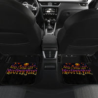 Pumpkin Witch Skull Car Mats In My Defense The Moon Was Full And I Was Left Unsupervided - Wonder Print Shop