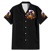 Pumpkin Witch Skull Family Matching Mermaid Dress and Hawaiian Shirt In My Defense The Moon Was Full And I Was Left Unsupervided - Wonder Print Shop