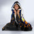 Pumpkin Witch Skull Hooded Blanket In My Defense The Moon Was Full And I Was Left Unsupervided