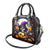 Pumpkin Witch Skull Shoulder Handbag In My Defense The Moon Was Full And I Was Left Unsupervided
