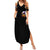 Pumpkin Witch Skull Summer Maxi Dress In My Defense The Moon Was Full And I Was Left Unsupervided - Wonder Print Shop