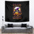 Pumpkin Witch Skull Tapestry In My Defense The Moon Was Full And I Was Left Unsupervided - Wonder Print Shop