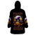Pumpkin Witch Skull Wearable Blanket Hoodie In My Defense The Moon Was Full And I Was Left Unsupervided - Wonder Print Shop
