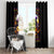 Pumpkin Witch Skull Window Curtain In My Defense The Moon Was Full And I Was Left Unsupervided - Wonder Print Shop