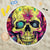 Flower Skull Beach Blanket Judge Me When You're Perfect Otherwise Shut Up - Wonder Print Shop