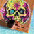 Flower Skull Beach Blanket Judge Me When You're Perfect Otherwise Shut Up - Wonder Print Shop