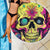 Flower Skull Beach Blanket Judge Me When You're Perfect Otherwise Shut Up - Wonder Print Shop
