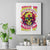 Flower Skull Canvas Wall Art Judge Me When You're Perfect Otherwise Shut Up - Wonder Print Shop