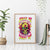 Flower Skull Canvas Wall Art Judge Me When You're Perfect Otherwise Shut Up - Wonder Print Shop