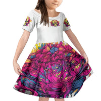 Flower Skull Family Matching Mermaid Dress and Hawaiian Shirt Judge Me When You're Perfect Otherwise Shut Up - Wonder Print Shop