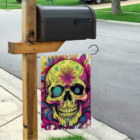 Flower Skull Garden Flag Judge Me When You're Perfect Otherwise Shut Up - Wonder Print Shop