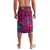 Flower Skull Lavalava Judge Me When You're Perfect Otherwise Shut Up - Wonder Print Shop